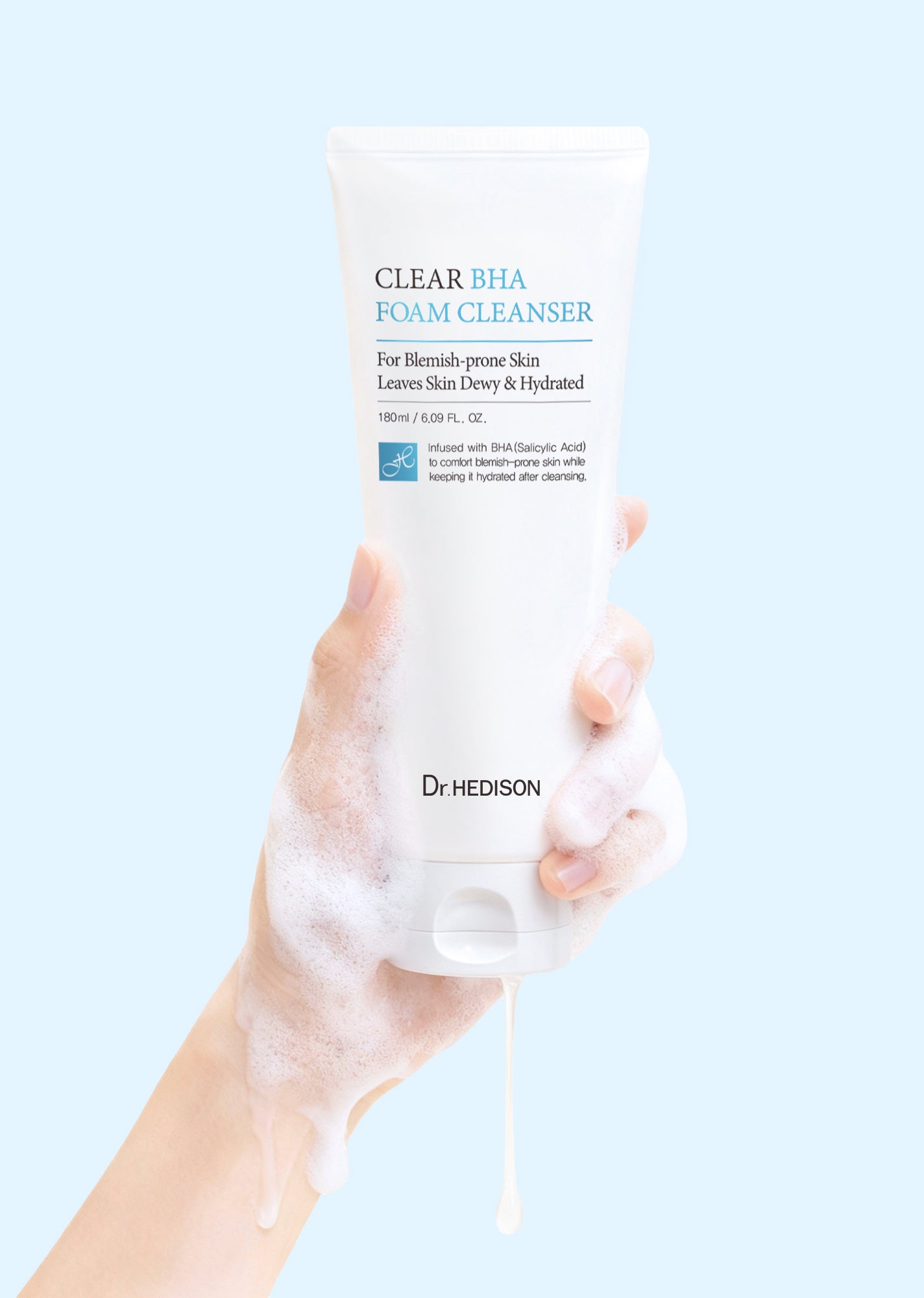Dr. Hedison Clear BHA Foam Cleanser - Korelume