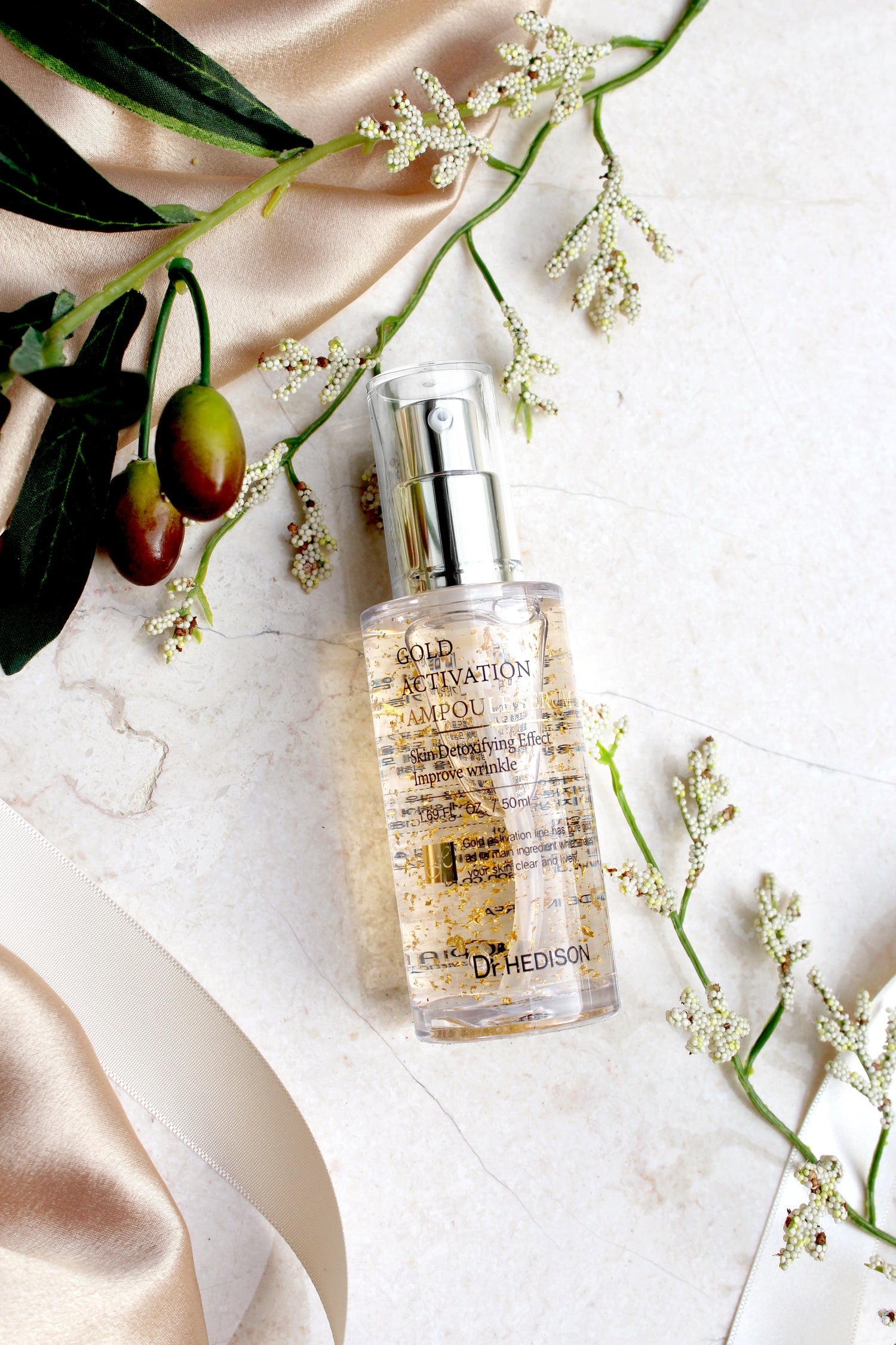 Dr. Hedison Gold Activation Ampoule Serum — 24K Altın Ampul Serum | 50 ml - Korelume