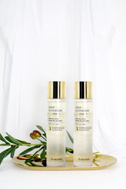 Dr. Hedison Gold Activation Calming Toner — 24K Altın Yatıştırıcı Tonik | 200 ml - Korelume