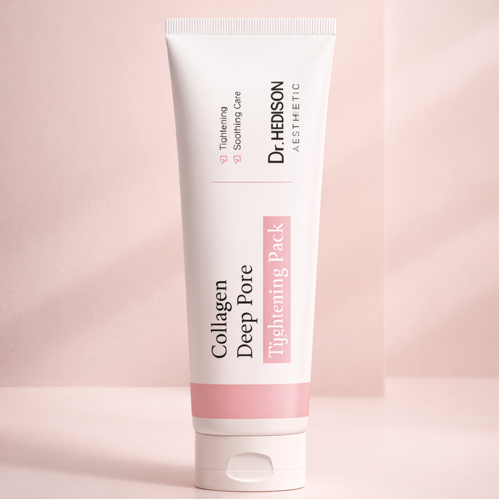 Dr. Hedison The Premium Collagen Deep Pore Tightening Pack — Kolajen &amp; Geniş Gözenek Karşıtı Jel Maske
